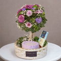 Luxe Bloom Tree & Treat Basket