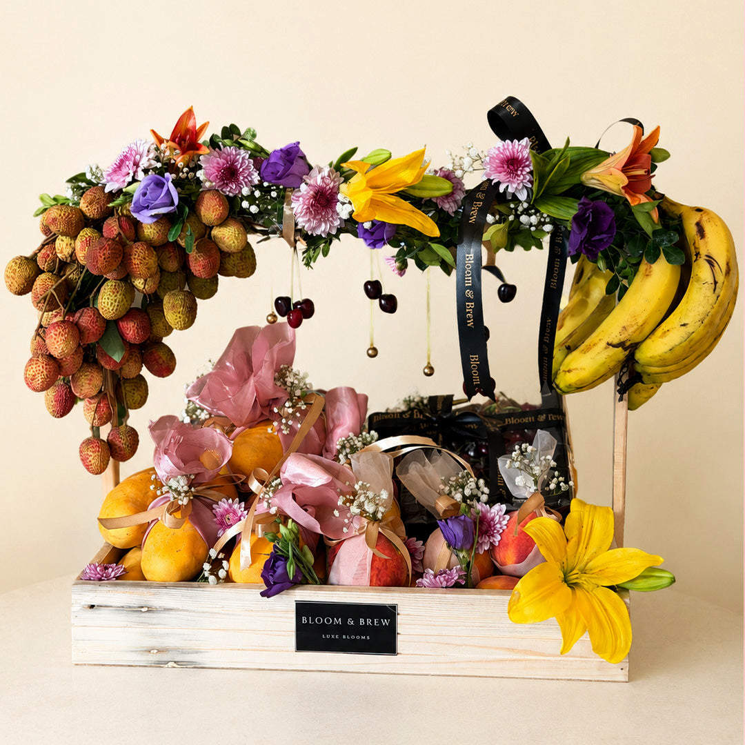 Royal Fruit & Floral Canopy Crate