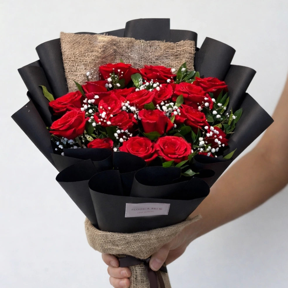 Midnight Rose Bouquet