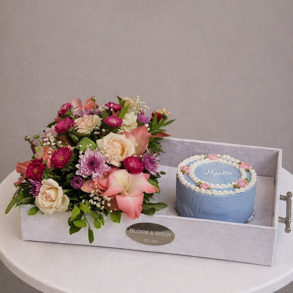 Serene Sky Bloom Tray