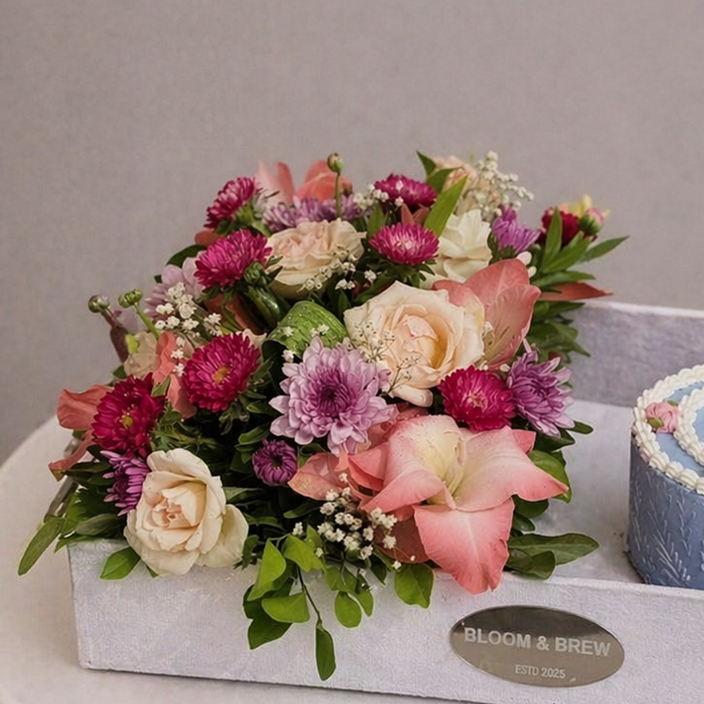 Serene Sky Bloom Tray